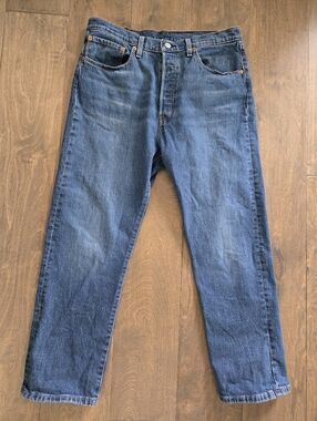 Levi's 501 Premium Jeans Blue Button Fly 32 Waist